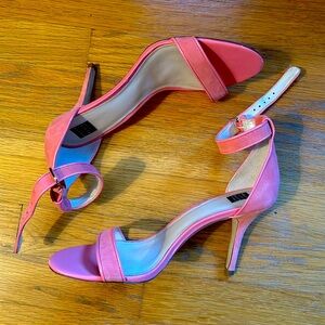 WHBM peach heels